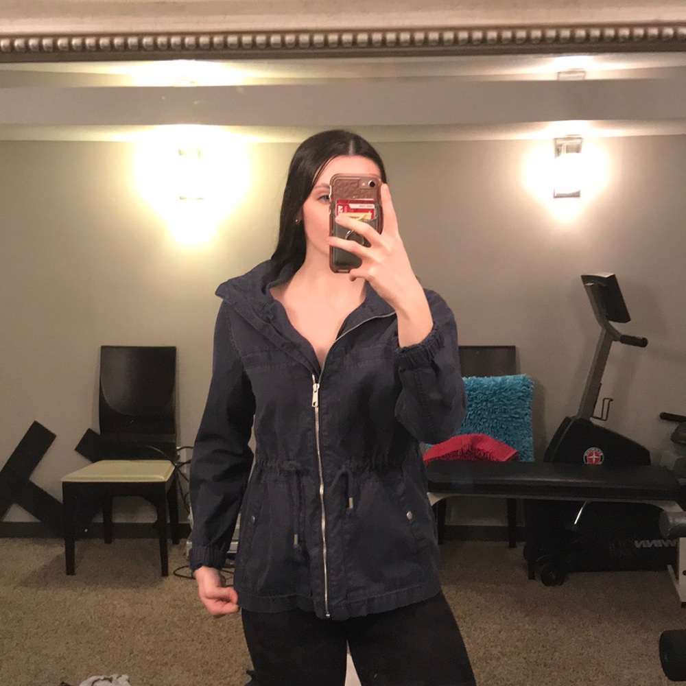 Navy utility jacket
